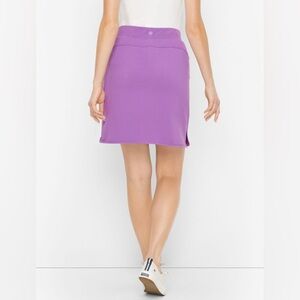 Talbots Everday Stretch Mini Golf Skort with Pockets in Magenta Purple